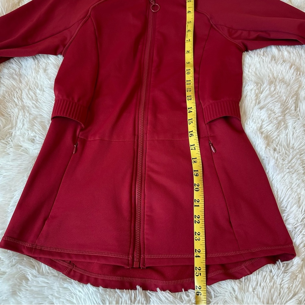 Fabletics Trinity Women's Red Jacket Size: Medium - image 5